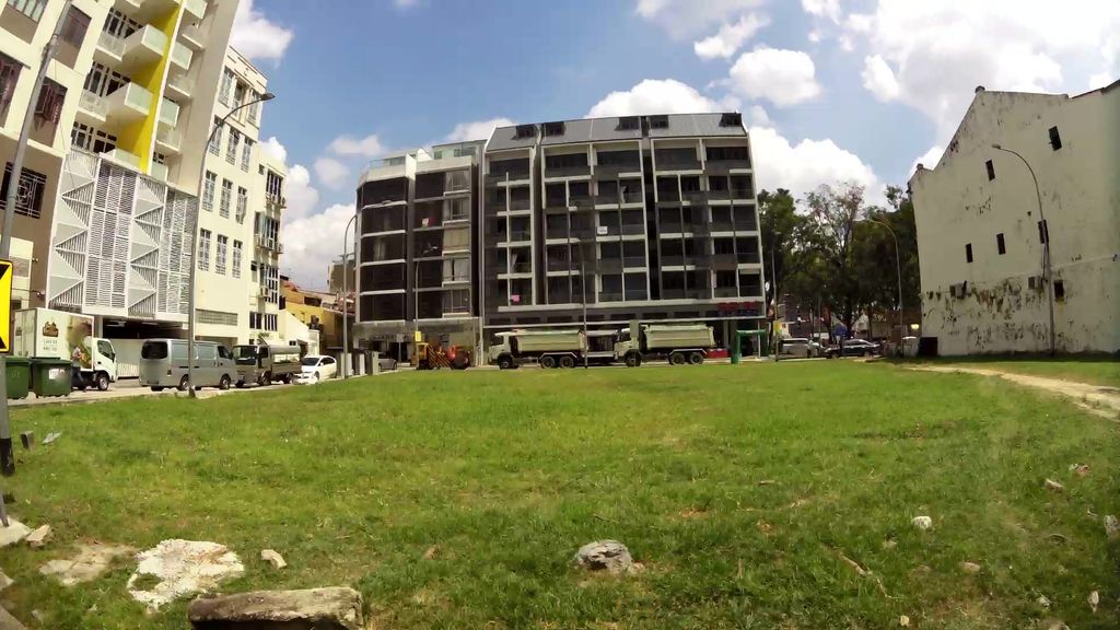 28 Rc Suites full building facade viewed across the adjoining open ground, photographed 15 January 2017