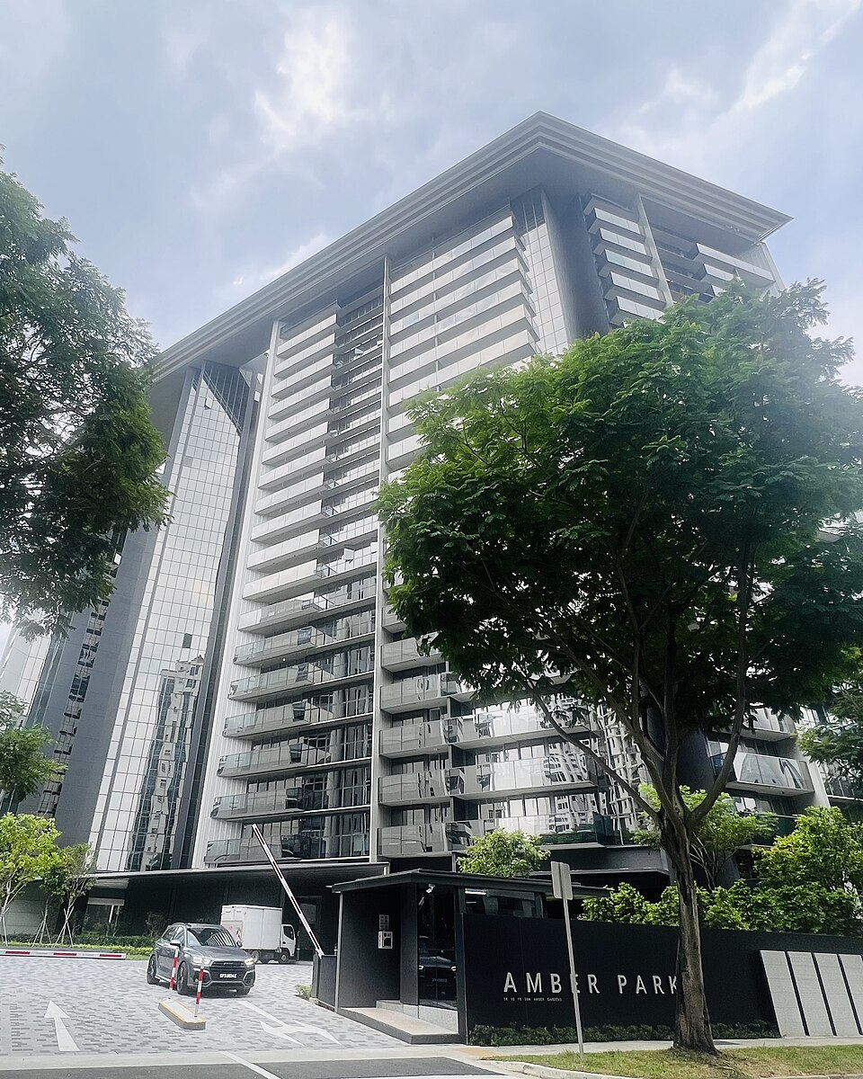 Amber Park development exterior, photographed in 2024