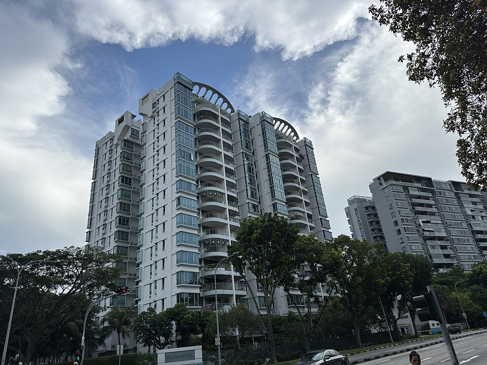 Baywater development exterior, photographed in 2024