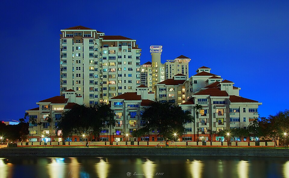 Casuarina Cove development exterior, photographed in 2012