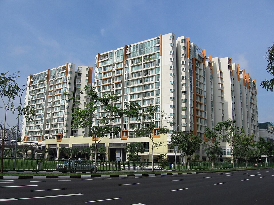 Compass Heights development exterior, photographed in 2005