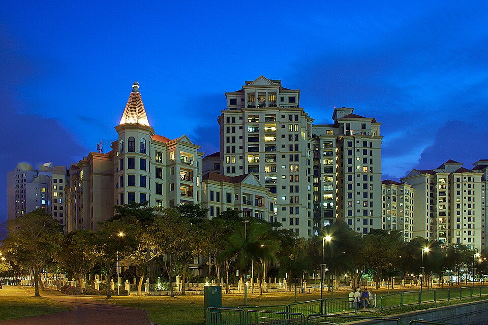 Pebble Bay development exterior, photographed in 2012