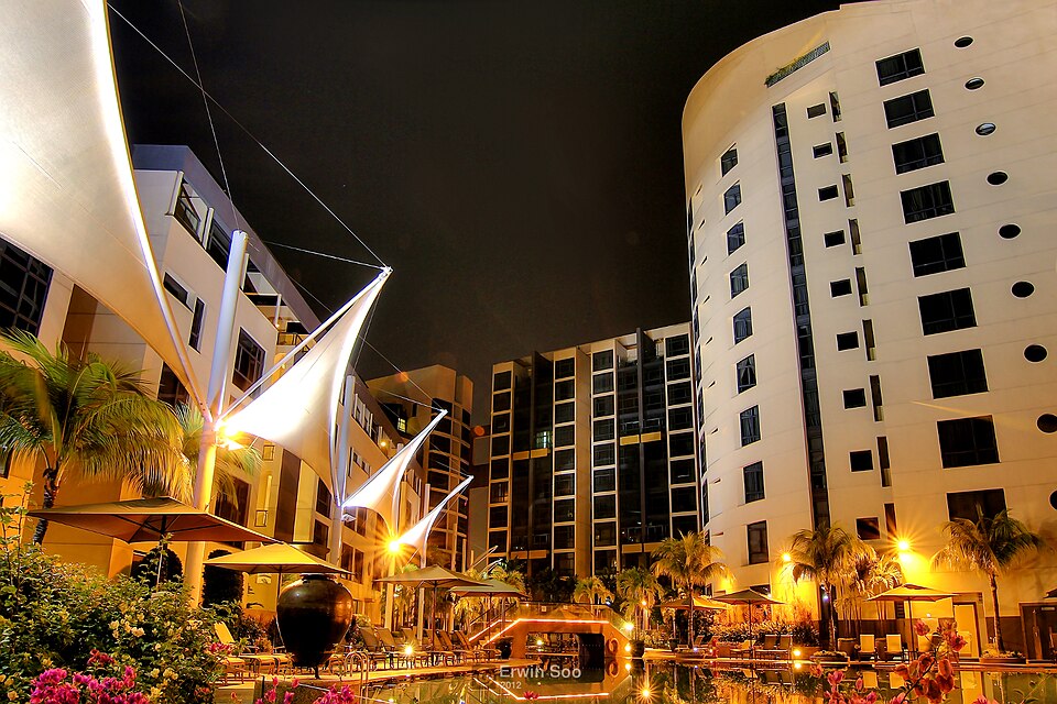 River Place development exterior, photographed in 2012