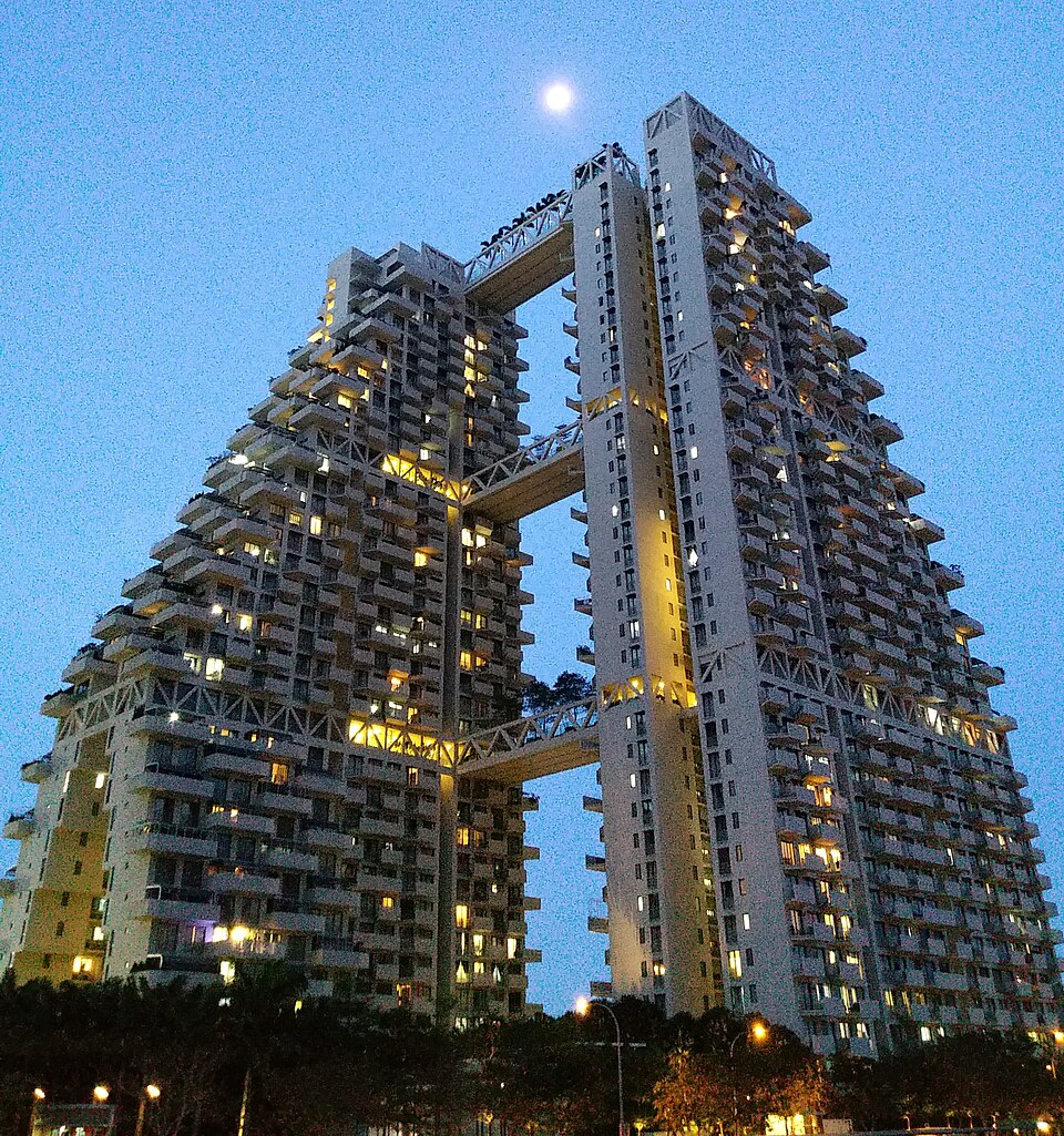 Sky Habitat development exterior, photographed in 2019