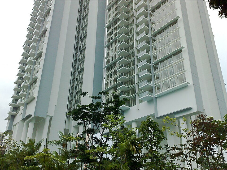 The Cosmopolitan development exterior, photographed in 2008