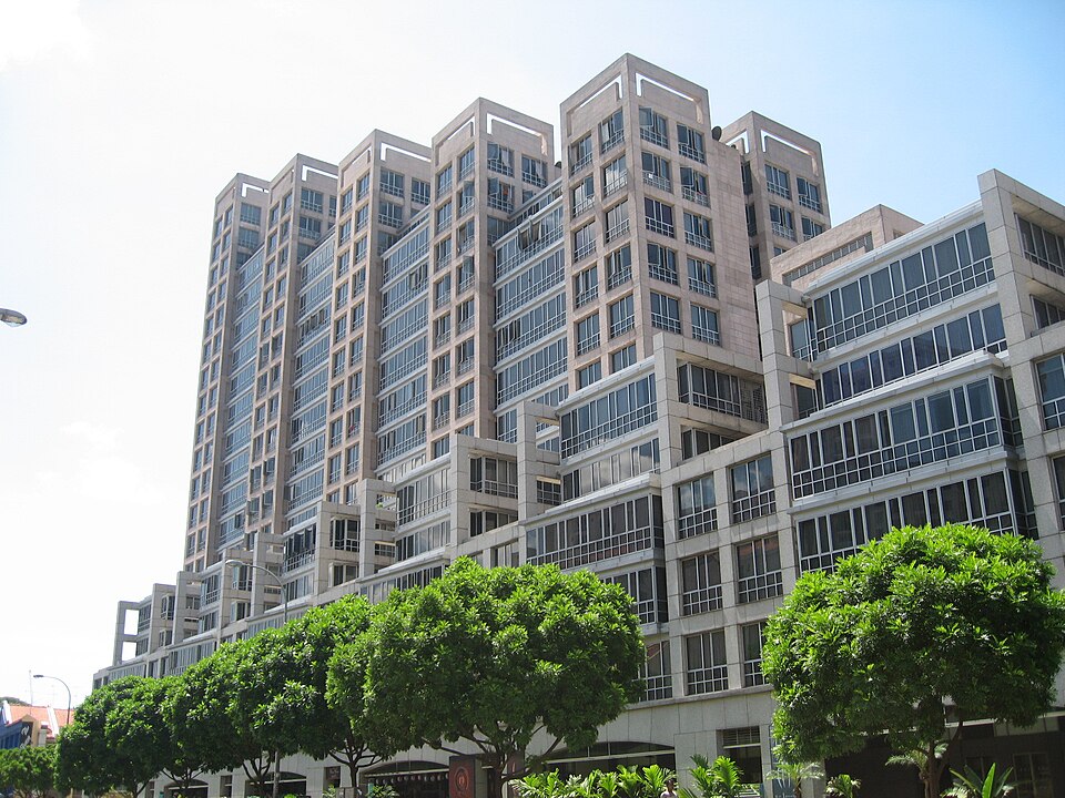 Ue Square development exterior, photographed in 2006